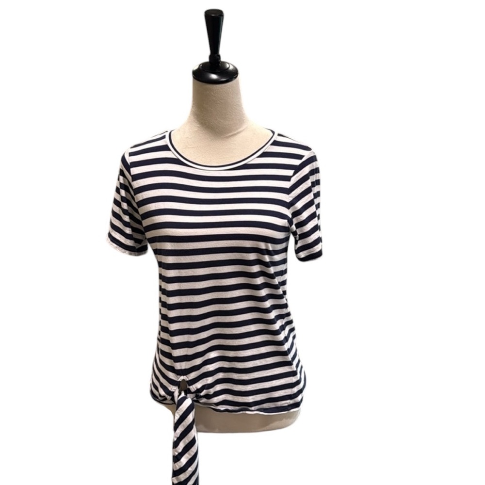 Michael Kors Blue & White Striped T